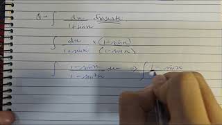 Integration of 1/(1+sin⁡x) | Class 12 Maths