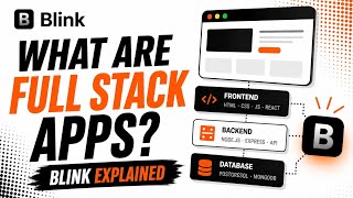 What Are Full Stack Apps? Blink Ai Explained
