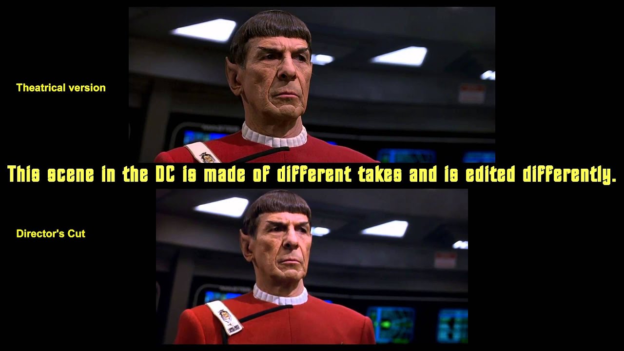 Star Trek VI - The Undiscovered Country - theatrical version vs. Director's cut
