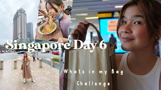 SINGAPORE VLOG DAY 6 | BUGIS & LITTLE INDIA FOR PASALUBONG | WHAT'S IN MY BAG CHALLENGE