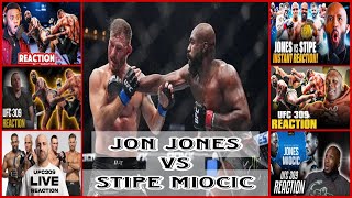 Jon Jones vs Stipe Miocic Fight at UFC 309 Reactions!