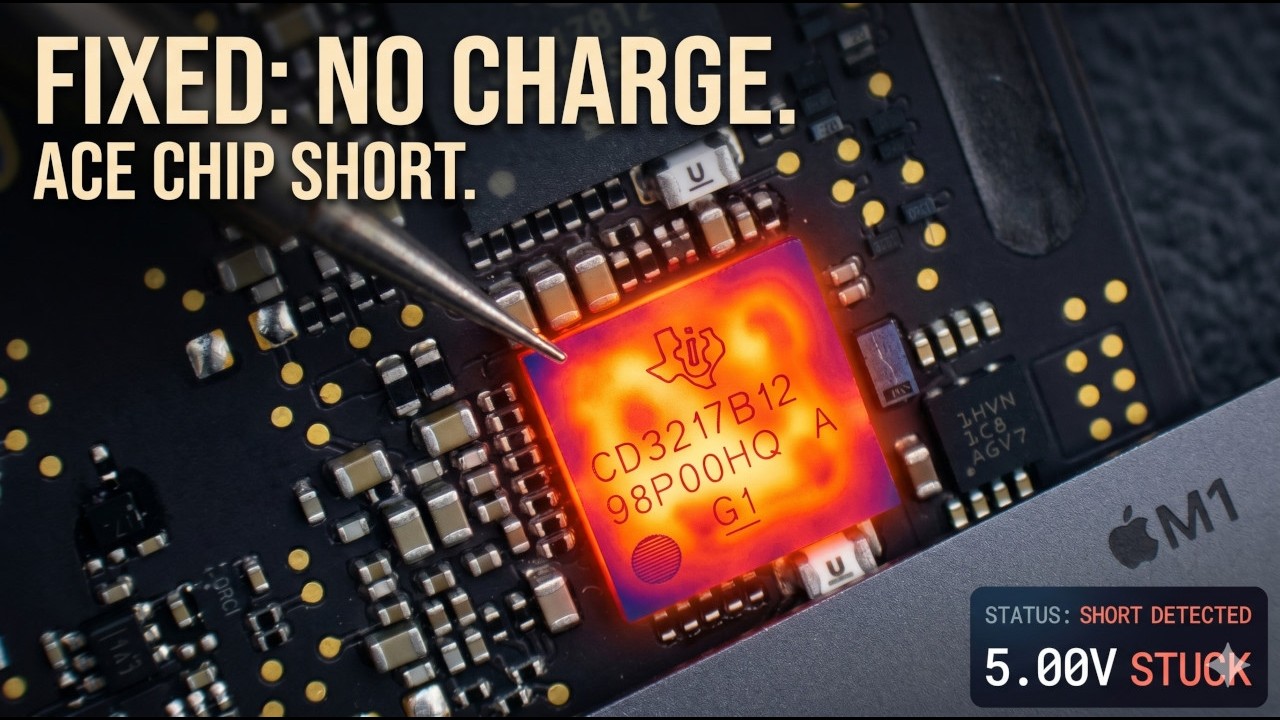 MacBook Air A2337 M1 Not Charging Fix | Stuck on 5V & No Current - YouTube