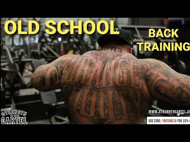 OLD SCHOOL BACK TRAINING - 9 PLATE (RONNIE COLEMAN 'STYLE') T-BAR ROWS OLD SCHOOL BACK TRAINING - 9 PLATE (RONNIE COLEMAN 'STYLE') T-BAR ROWS