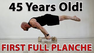 My FIRST Full Planche! Straddle to Full in 8 Weeks!