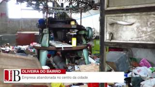 Empresa abandonada no centro de Oliveira do Bairro