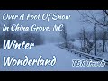 OVER A FOOT OF SNOW!!  CHINA GROVE, NC | 1.31.26 #snow #winterstorm #chinagrovenc #tbrtravels 