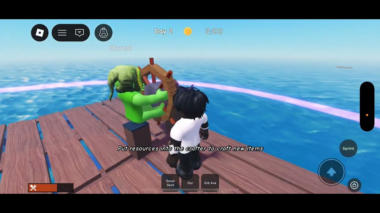 Survive the raft with me and my friend 