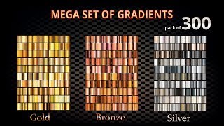 Download Free Mega Set Of Gradient Pack Of 300 Free Link In Description