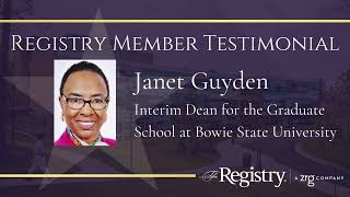 Member Tesimonial, Janet Guyden