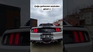 Ford mustang sesi herşey'den güzel.