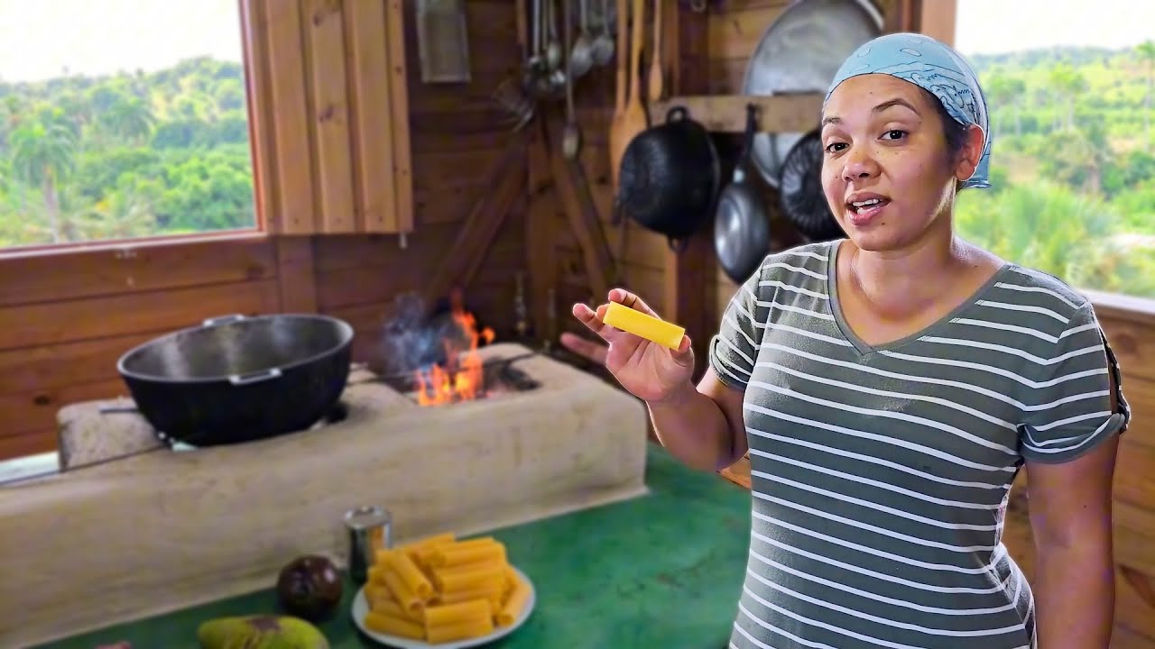 🔥 LA MEJOR COMIDA CAMPESINA a la LEÑA 🤤 | Del FOGÓN al PATIO 😍 SABOR AUTÉNTICO del CAMPO 🇩🇴