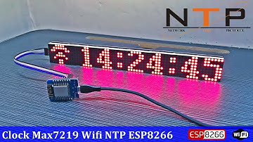 Clock Max7219 Wifi NTP ESP8266