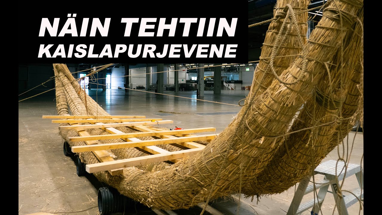 Kaislapurjeveneen rakentaminen - Kaislaveneellä yli Suomenlahden (osa1)