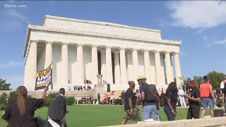 Thousands gather for 2020 March on Washington