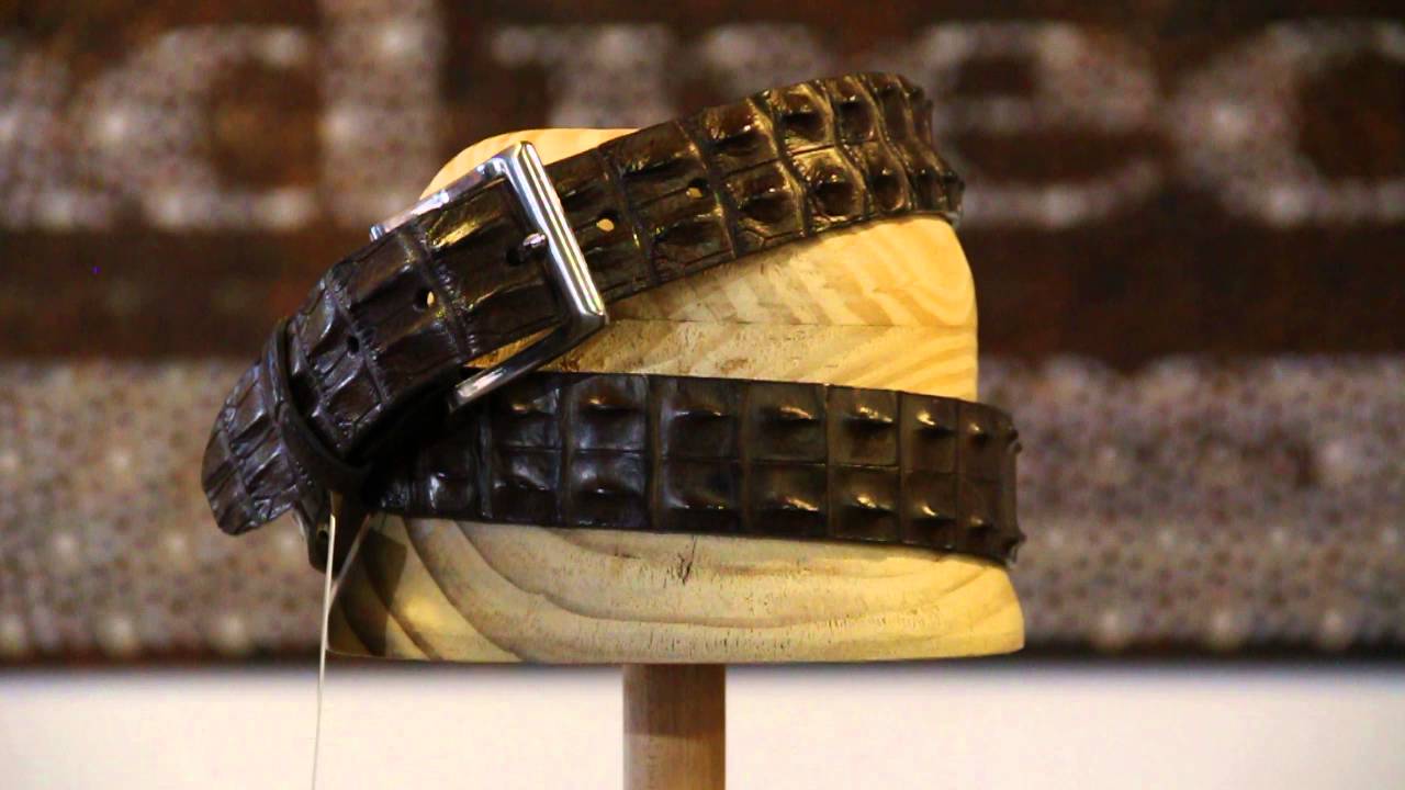 Hornback Crocodile Belt