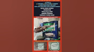 Square paper plate making machine video 2021 || Buffet single die 2021 || semi automatic & hydraulic