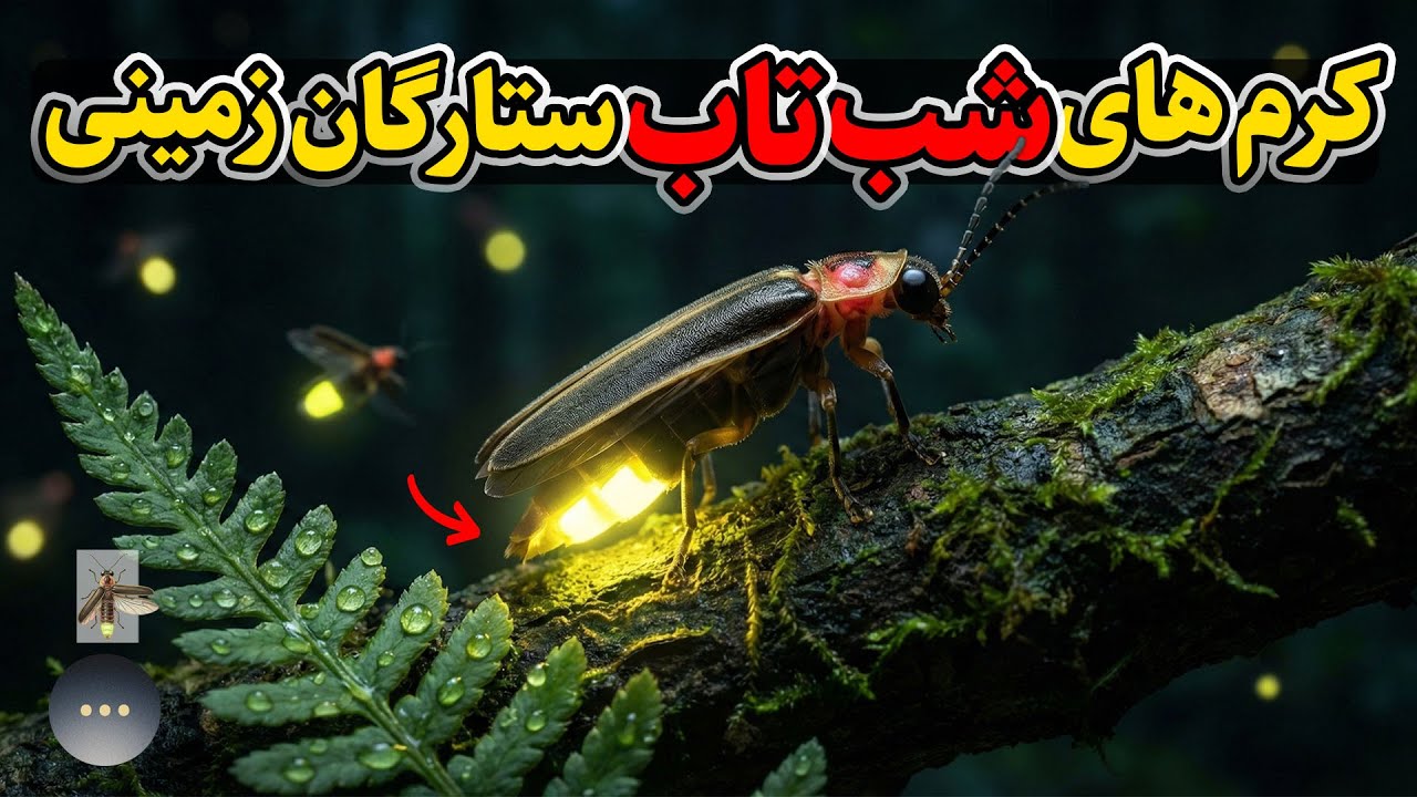 کرم شب‌تاب هنرمندان نورپرداز طبیعت