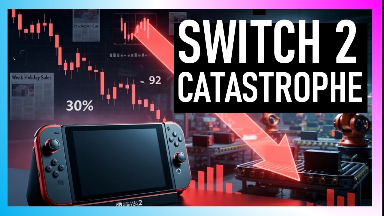 🚨 SWITCH 2 : NINTENDO COUPE LA PRODUCTION DE PLUS DE 30%