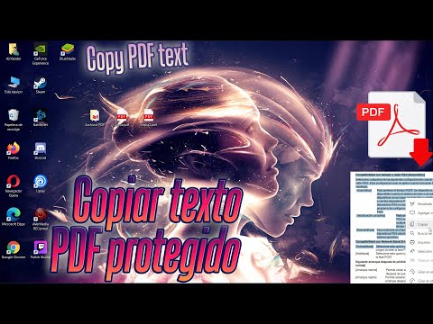 Copiar texto de un PDF protegido sin usar programas | copiar textos de PDF que no permite el copiado