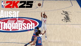 Ausar Thompson Jumpshot Signature and Body Fix NBA 2K25 PS5