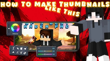 🔥 Make Thumbnails Like This in 5 Minutes! (Minecraft Edition)