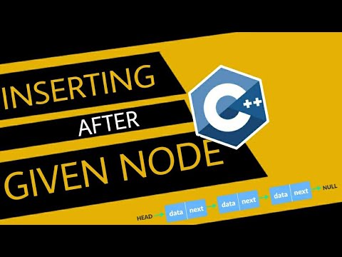 INSERTING NEW NODE AFTER A GIVEN NODE || LINKED LIST || DSA || C/C++