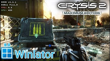 Crysis 2 Maximum Edition Winlator 8.0 R1 Snapdragon 695 Game Test