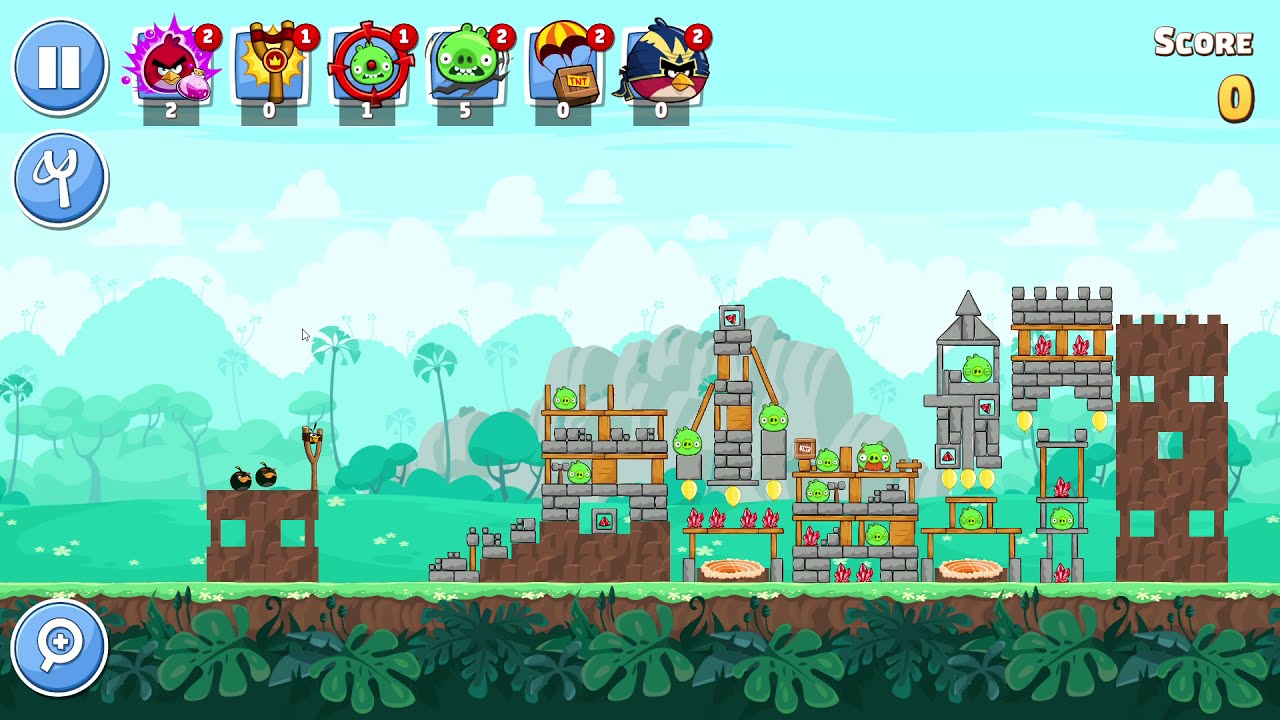 Angry Birds Friends. Level 51 (3 stars). Passage from Sergey Fetisov