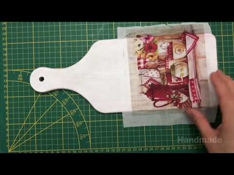 Video: How To Make A Do-it-yourself Cutting Board Decoupage