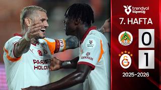 Alanyaspor (0-1) Galatasaray | MAÇ ÖZETİ | 7. Hafta - 2025/2026