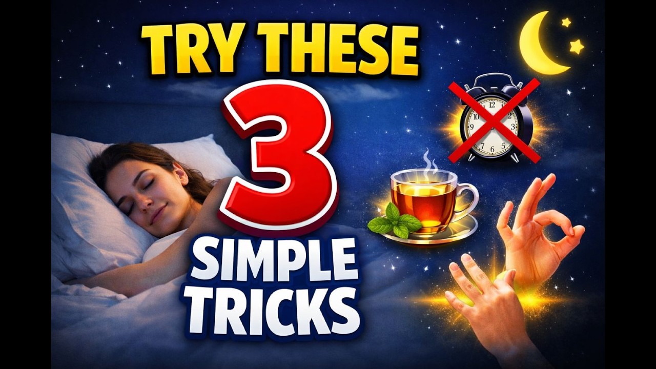 Insomnia Fix Your Sleep with These 3 Easy Hacks😴 - YouTube