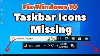 Windows 10 Taskbar Icons Missing? Fix Karo in 3 Easy Steps | Hindi