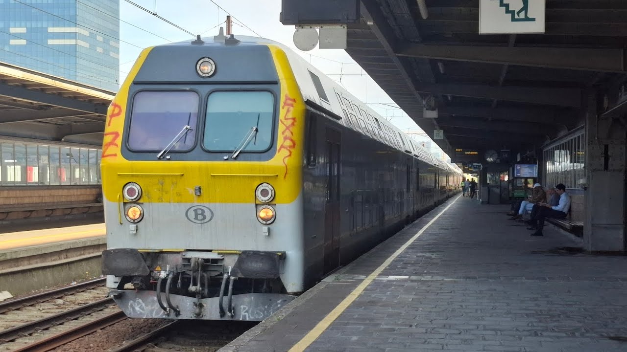 treinen in Brussel-zuid en schaarbeek #train  27/08/2024