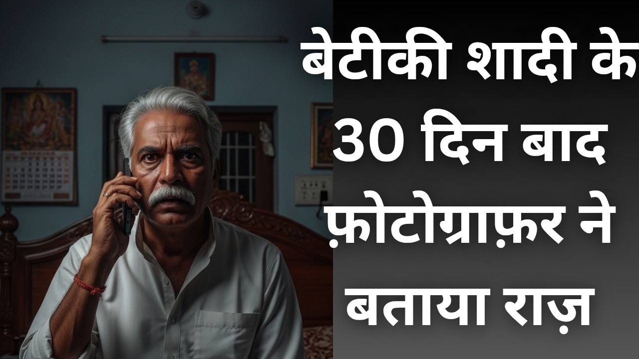 बेटी की शादी के 30 दिन बाद फ़ोटोग्राफ़र ने बता दिया वो राज़ | सच्ची कहानी