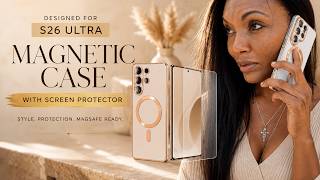 Chic Luxury phone case with screen protector