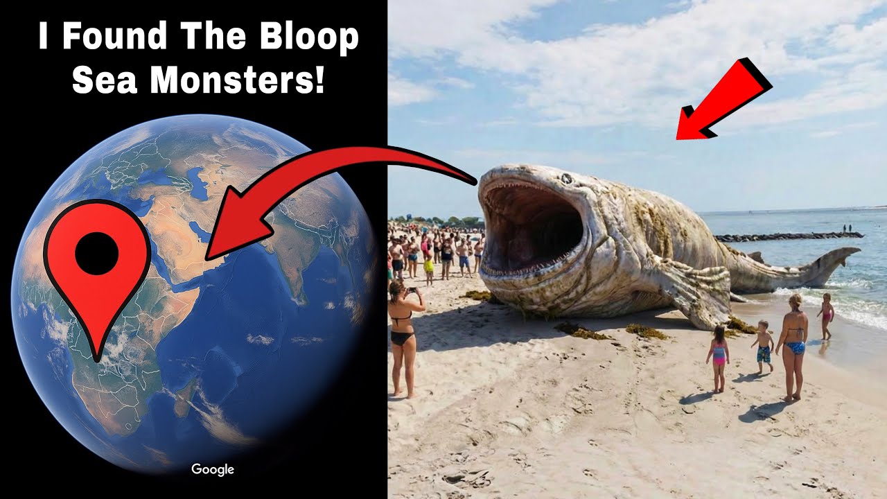 🔥I Found Bloop Sea Monster Spotted On Google Earth & Google Maps 🌎 ...