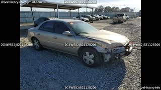 2002 Buick Century Custom | VIN 2G4WS52J821128206