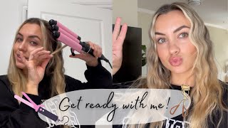 Get Ready With Me! Crimped wave and natural makeup tutorial screenshot 5