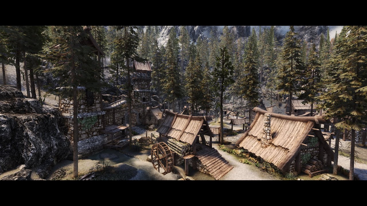 Skyrim Mods 2021 Cities of the North - Falkreath. First look.