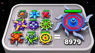 🌀 Blade Merge Spin Fight Master ⚔️ Spin Blade Evolution Battle Simulator Gameplay! screenshot 4