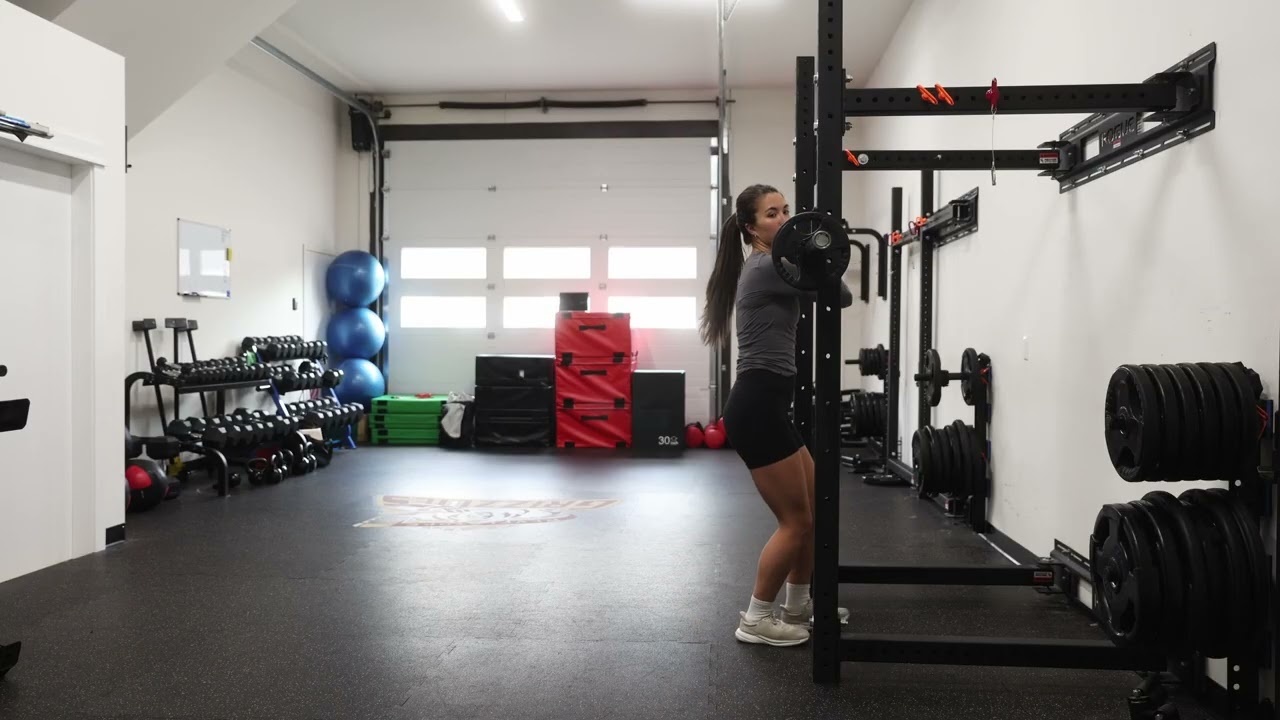 Front Squat Exercise Demo