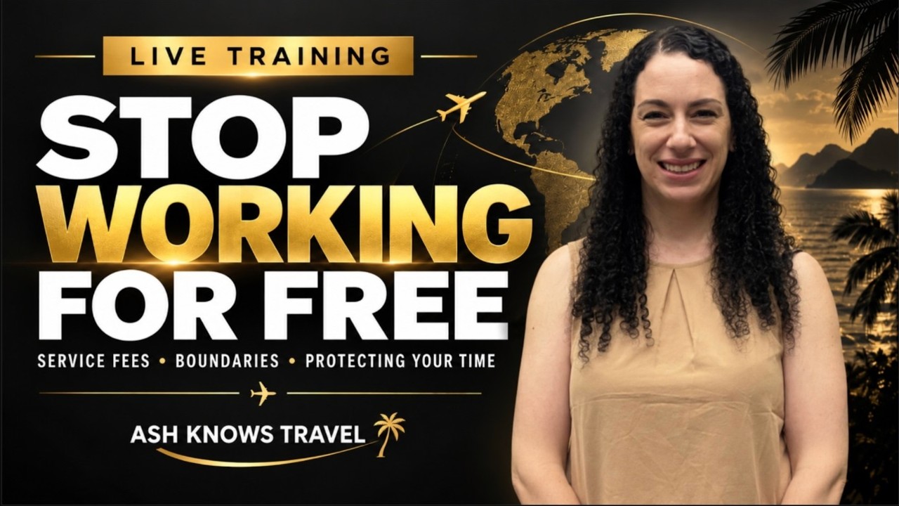 Stop Working for Free: Travel Agent Service Fees & Boundaries