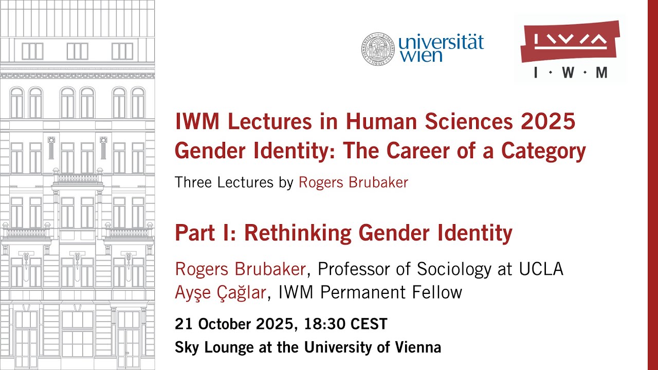 ROGERS BRUBAKER: Gender Identity. The Career of a Category, Part I