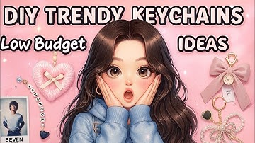 DIY Amazing Keychain Ideas💡|| At low Budget | Handmade | Trendy Keychain ✨ #viral #foryou 