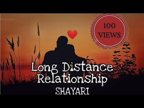 Long Distance Relationship Shayari | | Hindi Shayari | | Heart Touching ...