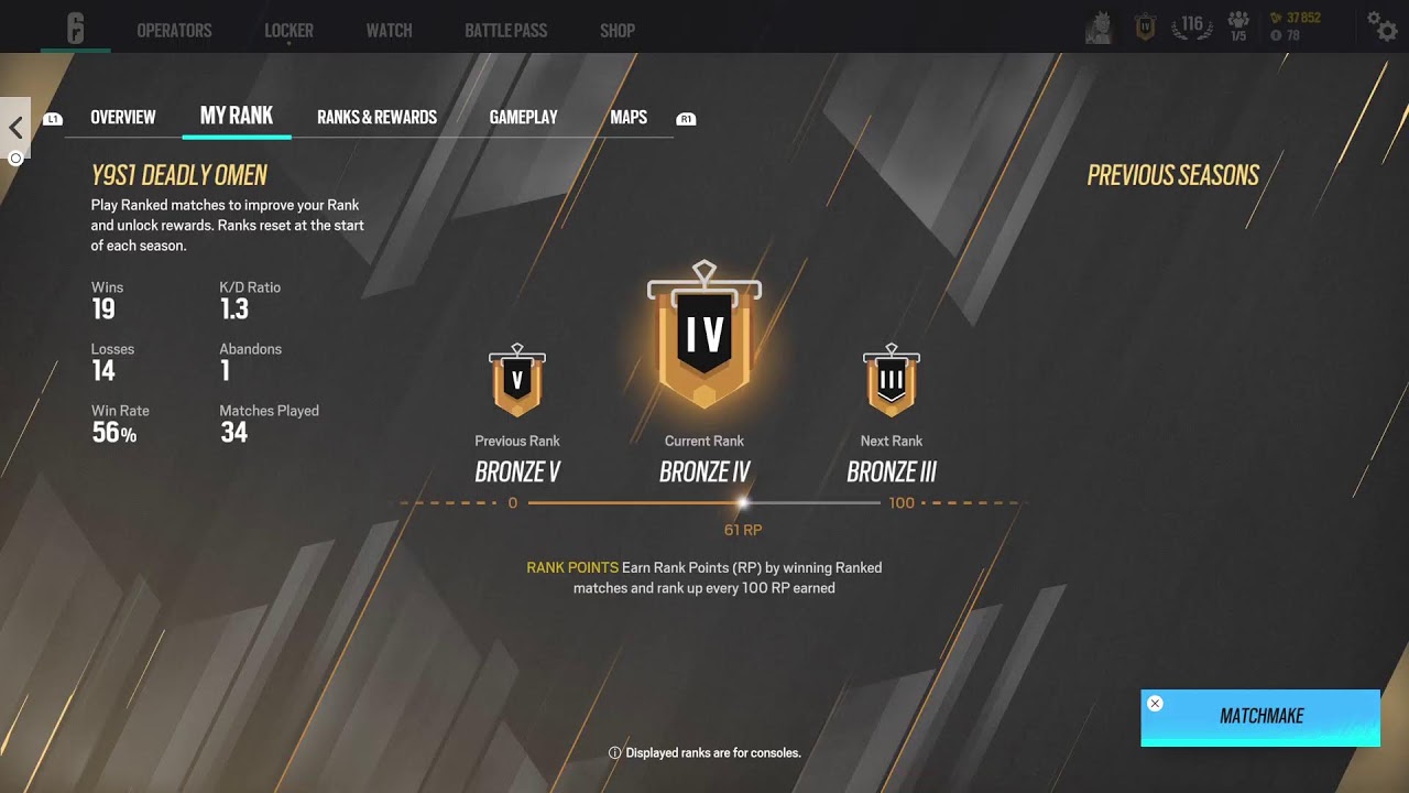 R6 ranked grind - YouTube