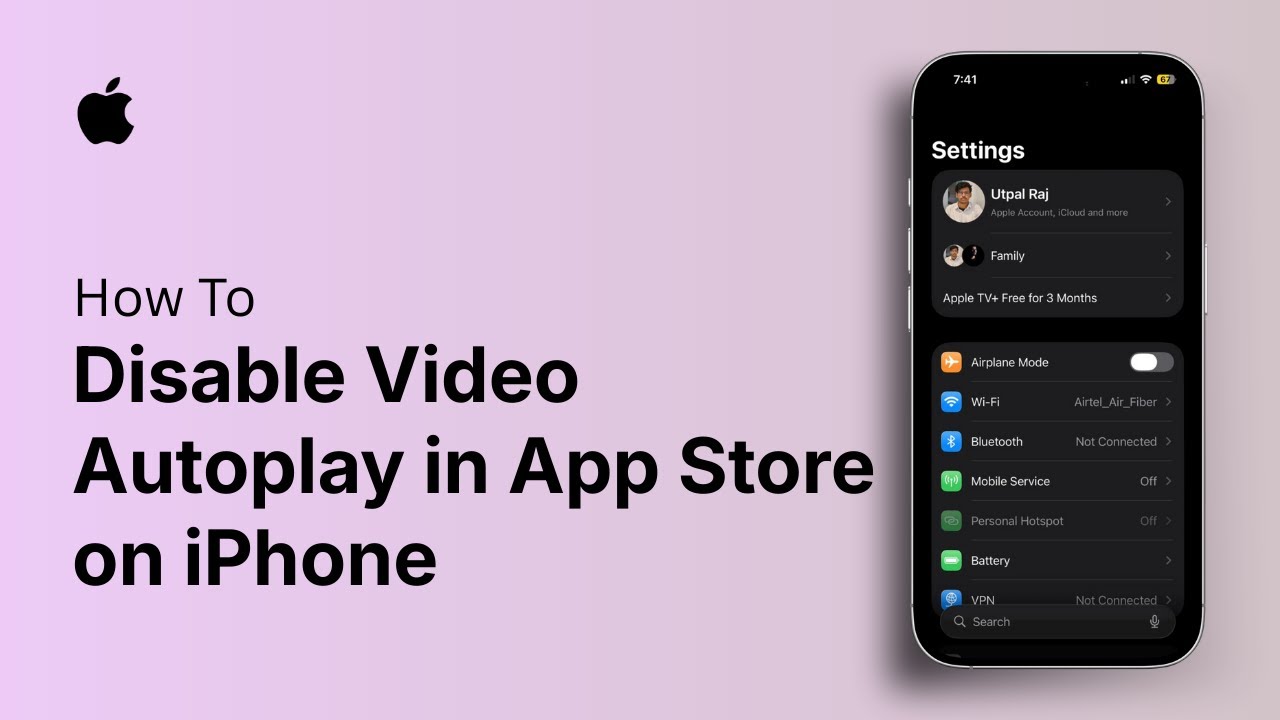 How to Disable Video Autoplay in App Store on iPhone - YouTube