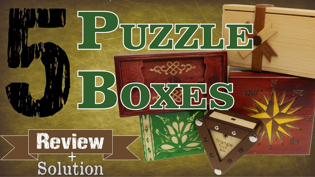 5 PUZZLE BOXES Review Solution Puzzle Master Wood Puzzles YouTube 5 PUZZLE BOXES Review Solution Puzzle Master Wood Puzzles YouTube
