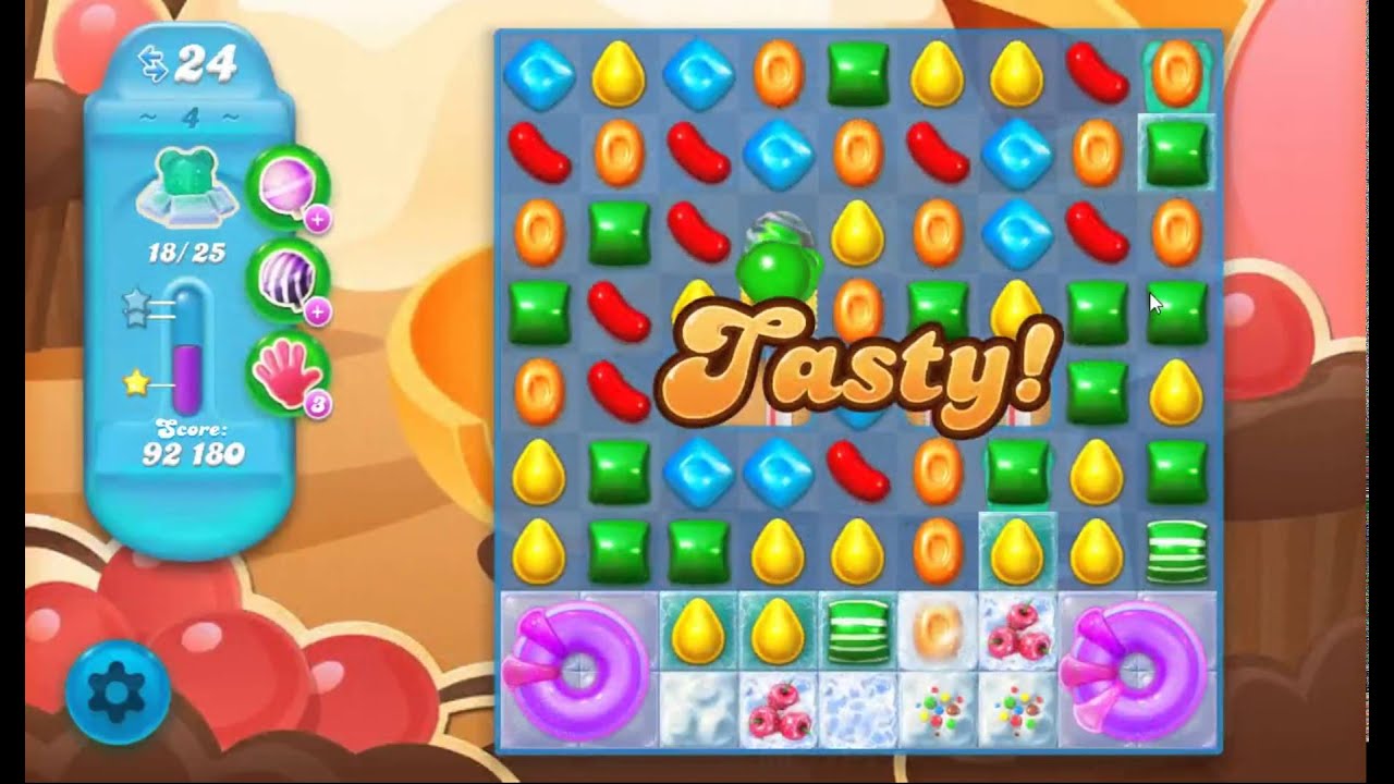Candy Crush Soda Saga Bubblegum Hill Level 4 18./19./20.12.2015 YouTube