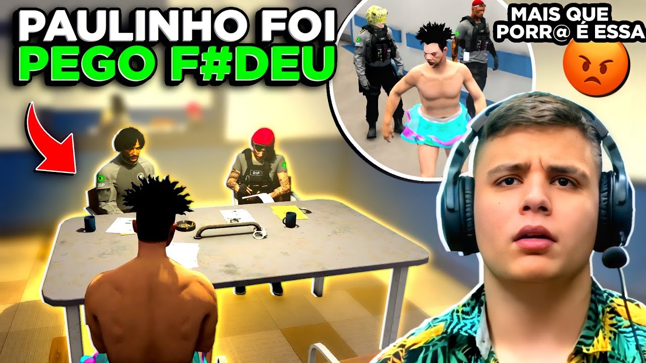 PAULINHO LOKO E DELEGADO EM GUERRA! DELEGA RECUPEROU O CARRO? VAI TER  VINGANÇA DO PAULO? GTA RP 